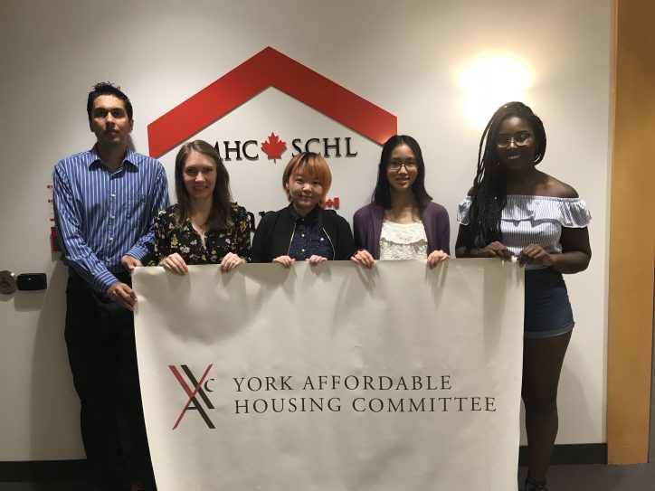 We won an award! Affordable Housing Committee at York University